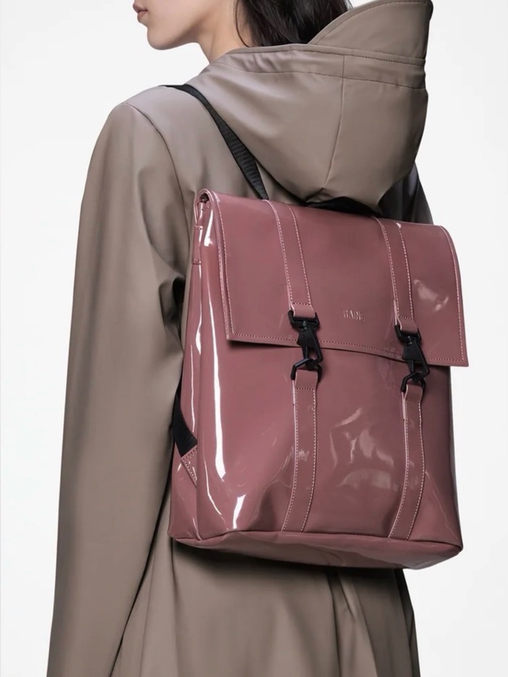 Rains Glossy MSN Bag Mini - NWT